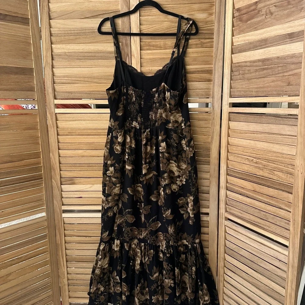 Reformation Irisa Maxi Sleveless Dress in Grand Dame size 14 - Picture 8 of 11